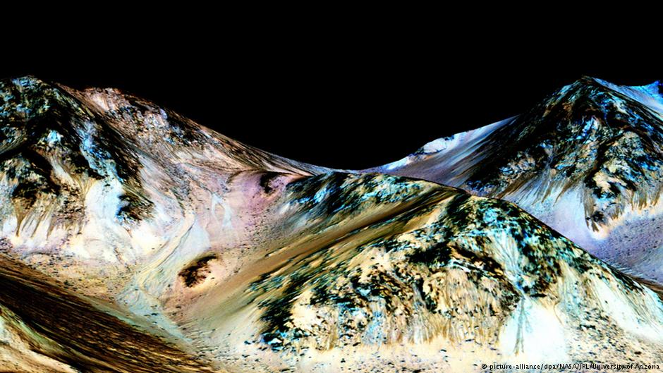 هذه أدلة من الناسا Nasa على وجود مياه سائلة على المريخ